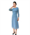 3/4 Sleeve Lace Pleated Dress - DR1436